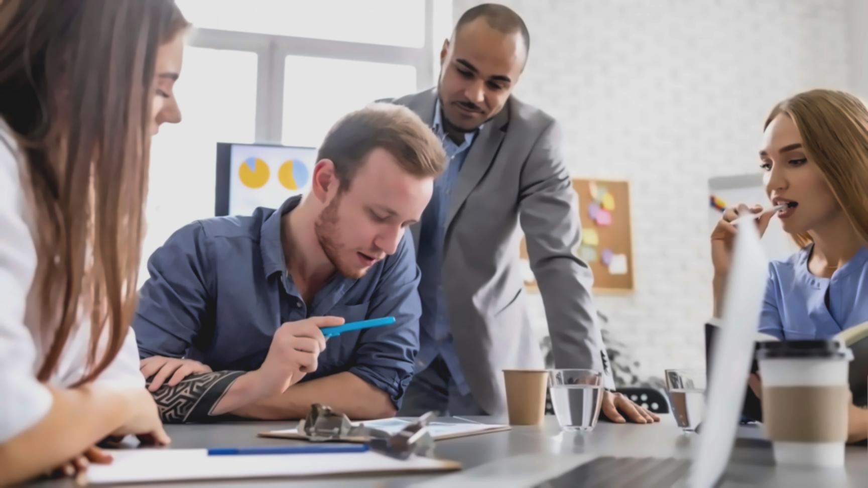 Salle de formation avec participants apprenant la gestion budgétaire